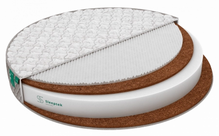 Новая линейка круглых матрасов Sleeptek.