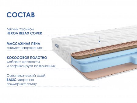Матрас Dimax Relmas Cocos Roll 16